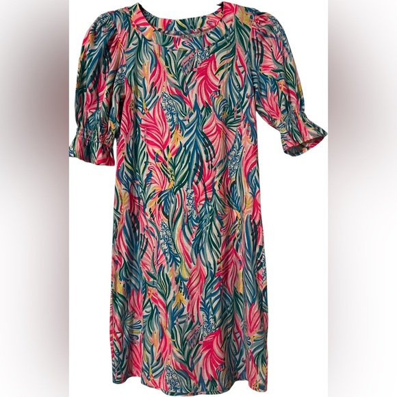 Lilly Pulitzer Adley Short Sleeve Mini Dress - Picture 1 of 9